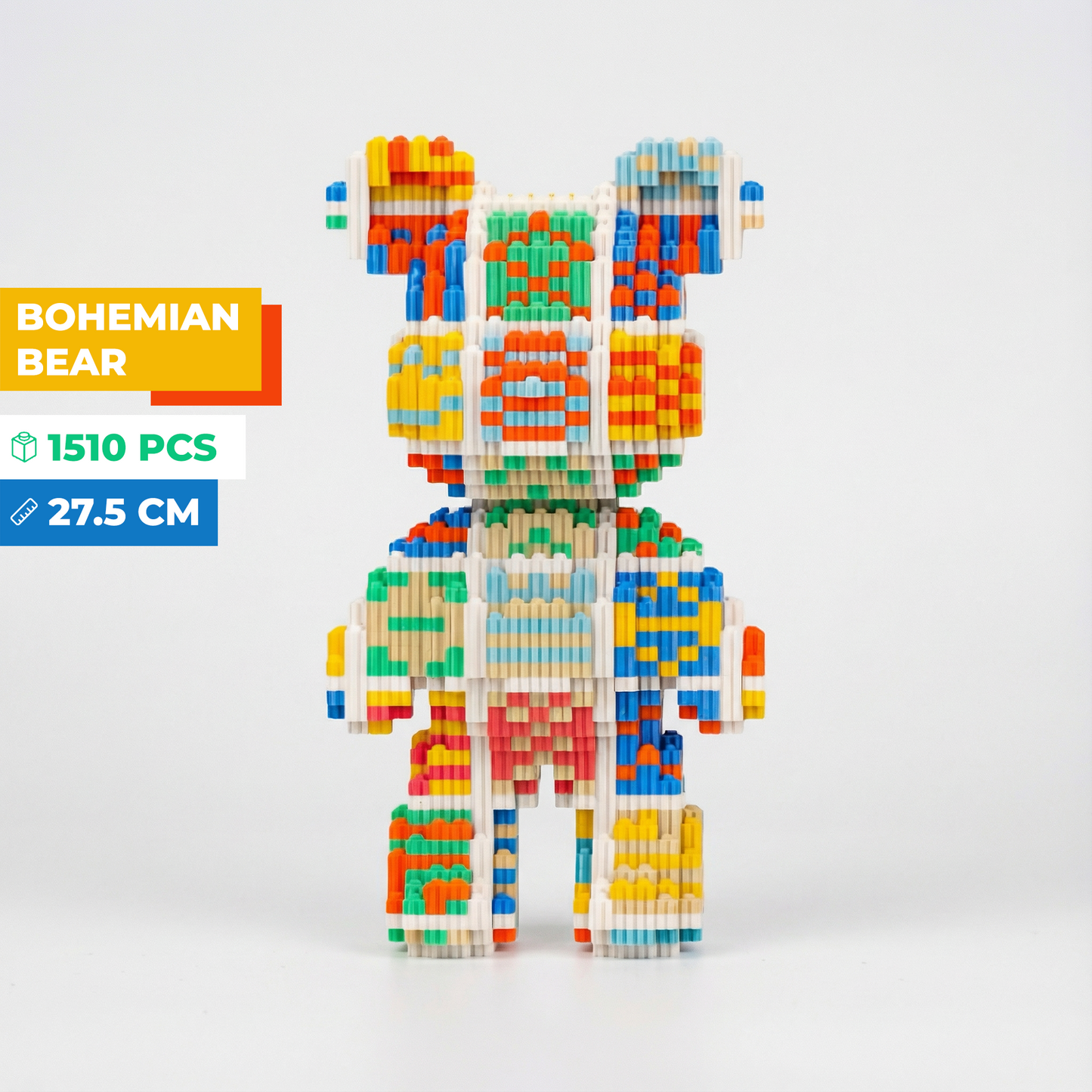 Mini-Baustein-Bär zum Zusammenbauen