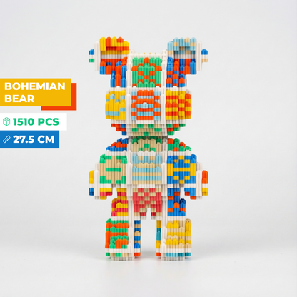 Mini-Baustein-Bär zum Zusammenbauen