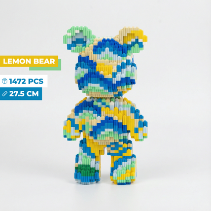 Mini-Baustein-Bär zum Zusammenbauen