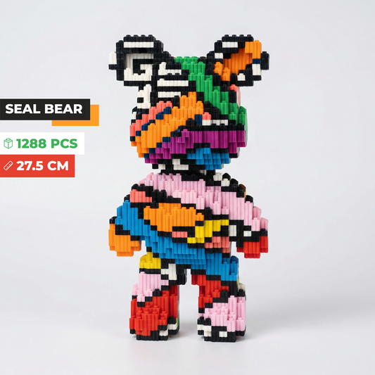 Mini-Baustein-Bär zum Zusammenbauen