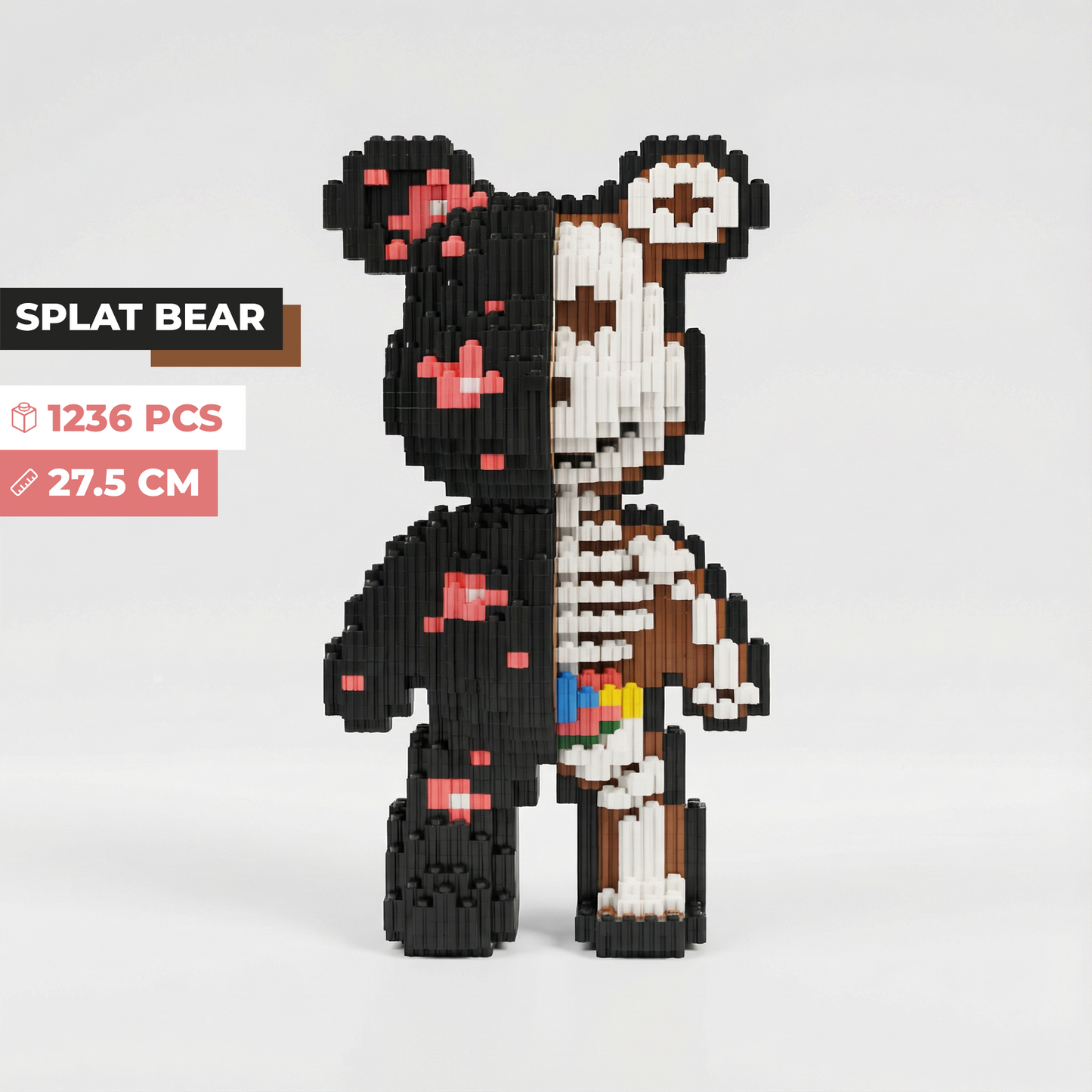 Mini-Baustein-Bär zum Zusammenbauen