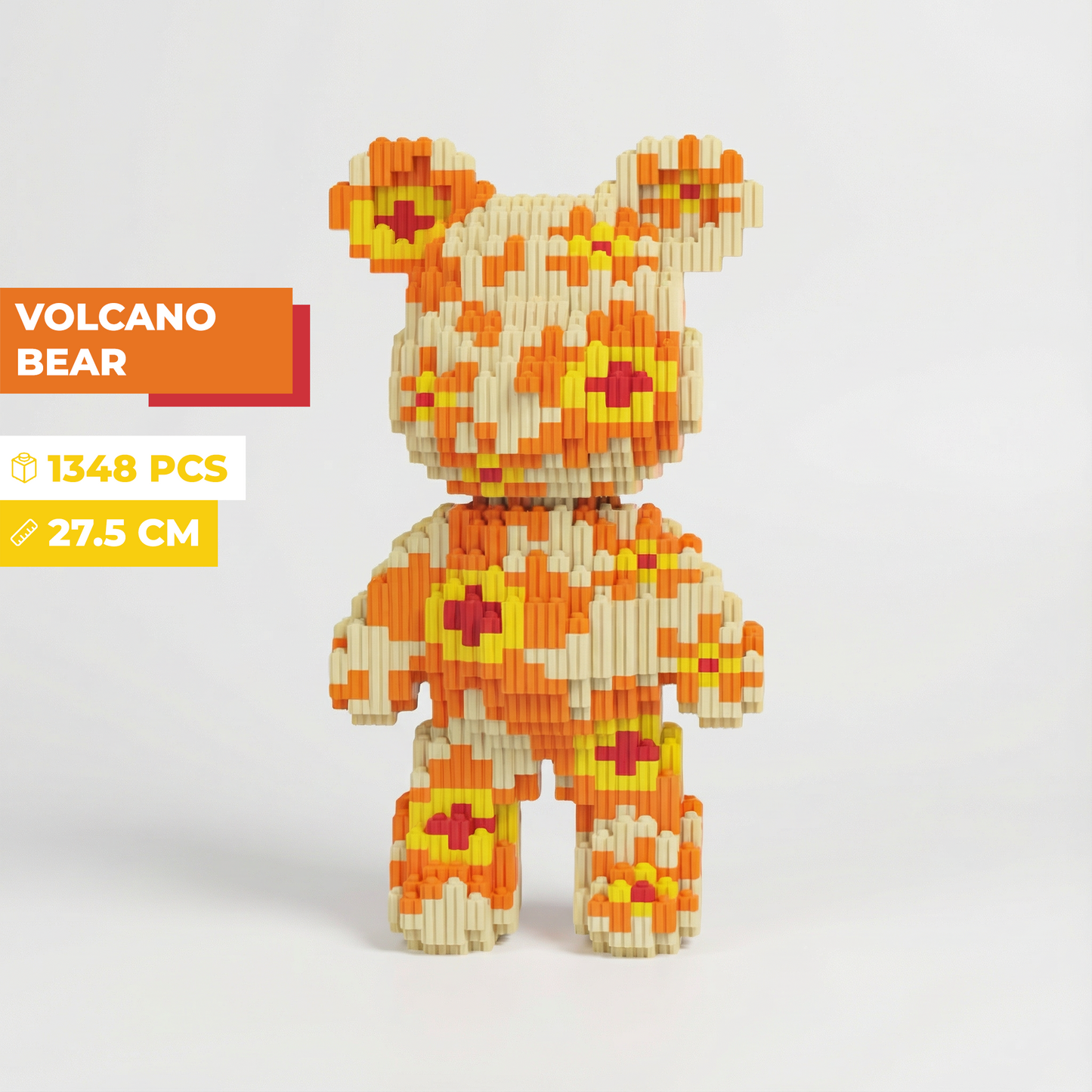 Mini-Baustein-Bär zum Zusammenbauen